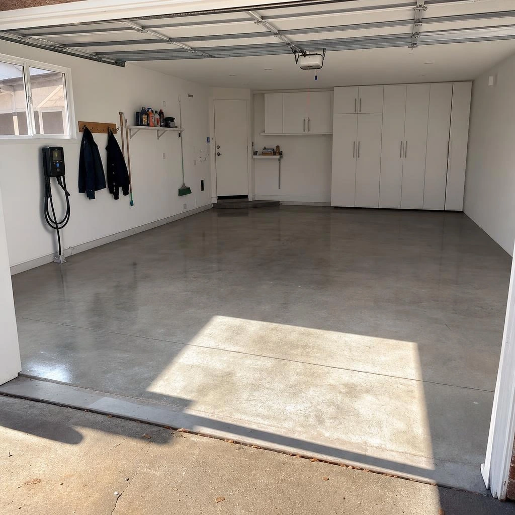 Clean empty Oakland garage after professional junk removal and cleanout service